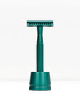 Metal Double Edge Razor With Stand | Colour Options