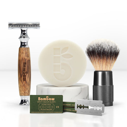 Bamboo Shaving Kit | Complete Gift Set