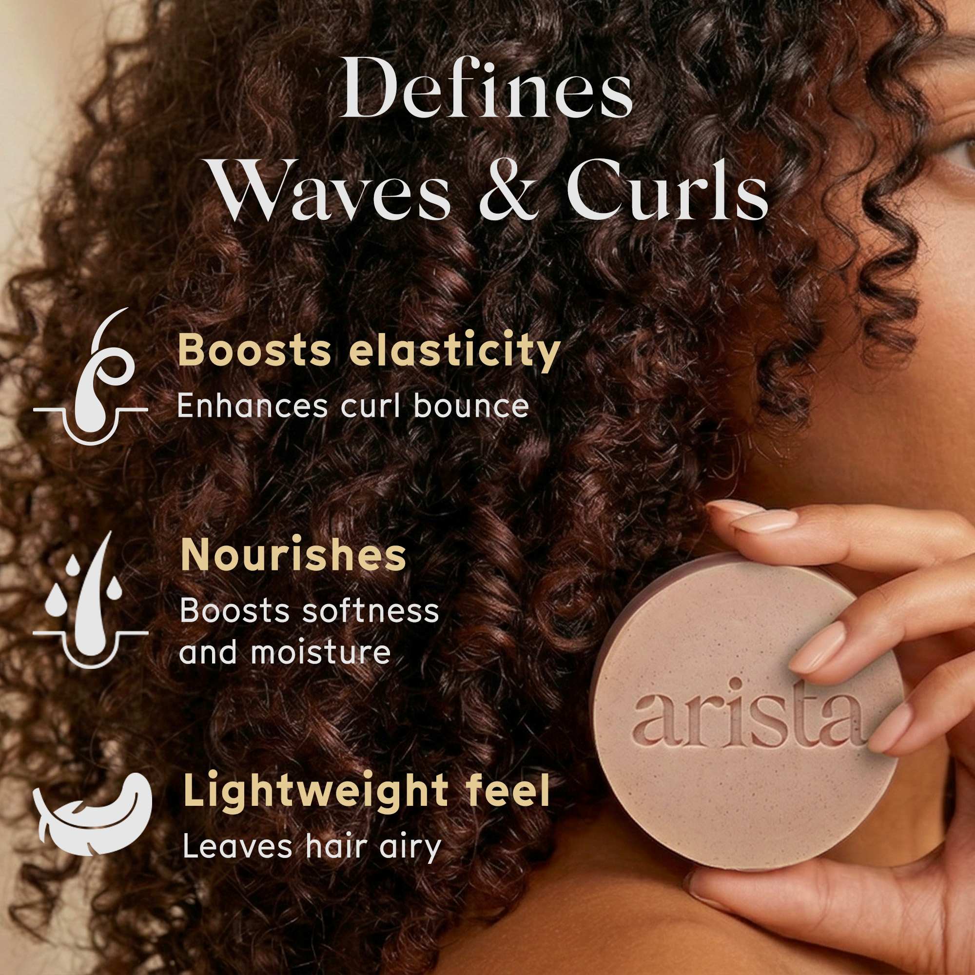 Champú sólido para cabello rizado 