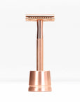 Metal Double Edge Razor with Stand | Colour Options