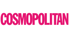 Cosmopolitan logo in pink on a white background