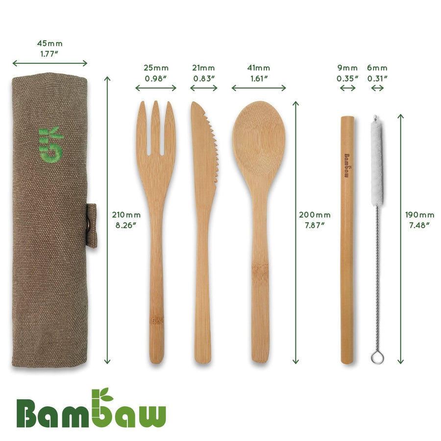 Bamboo Cutlery Set